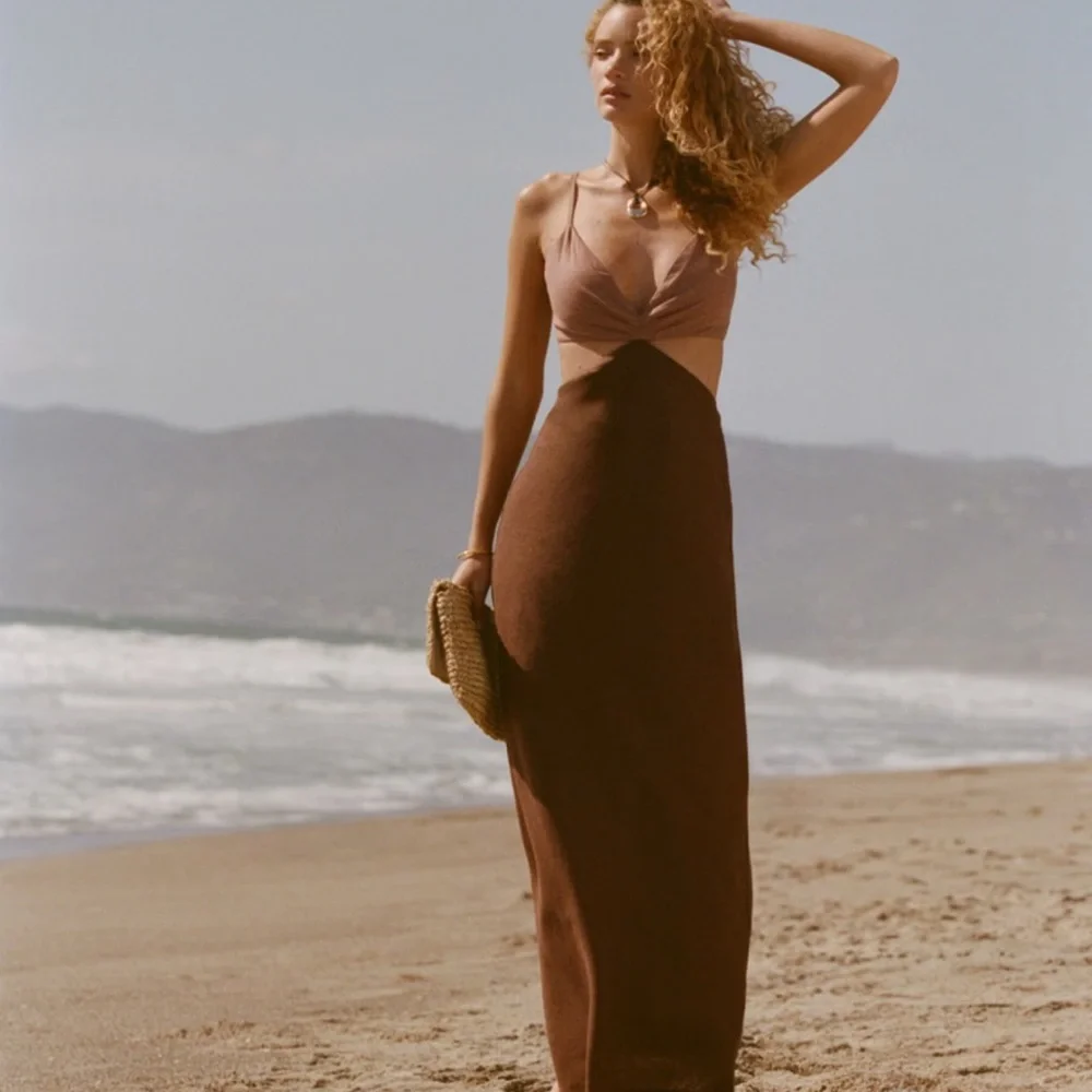 brown maxi dress for beach Light Breeze Maxi Dress main image 1